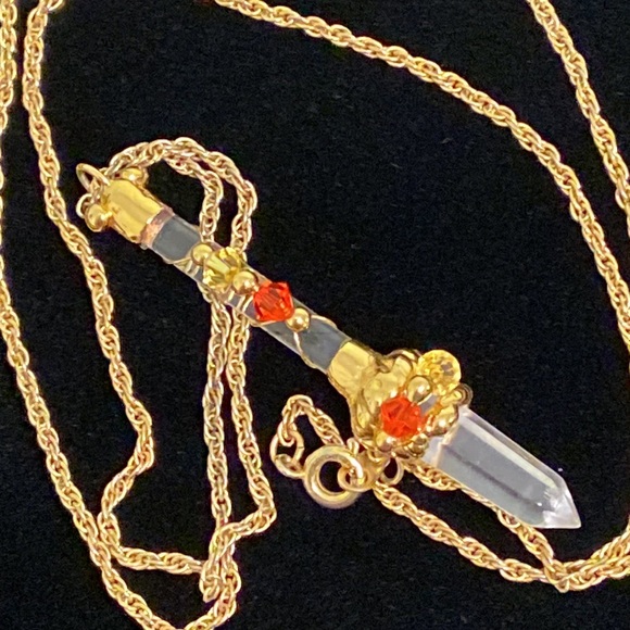 Boutique Hippie Healing wire wrap crystal necklace - Picture 2 of 11